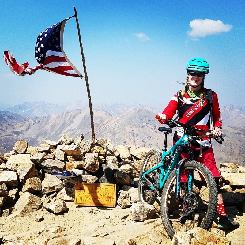 Mountain Biking Mount Elbert.