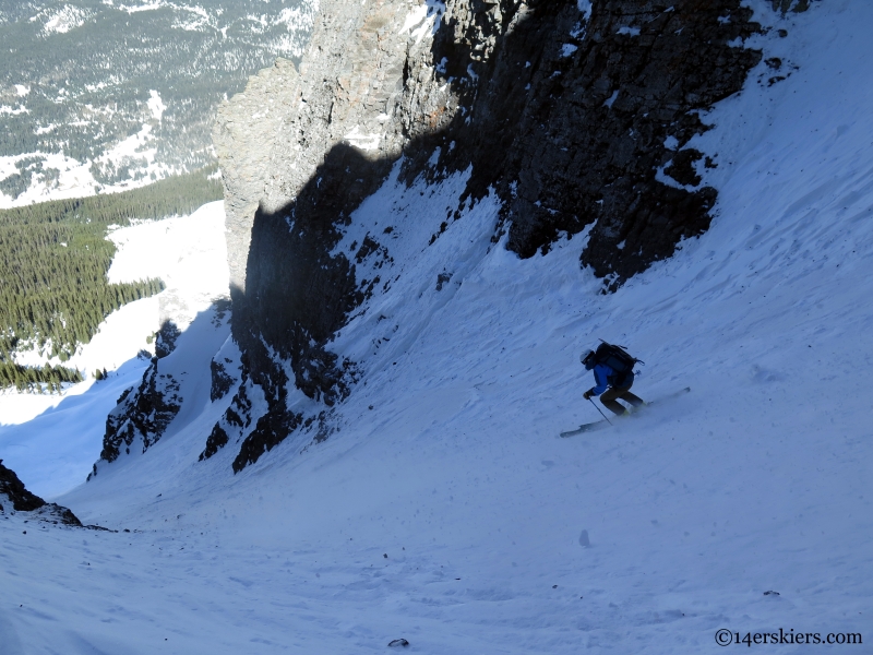 san juan couloir skiing