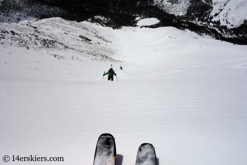 Backcountry skiing Mt. Aetna