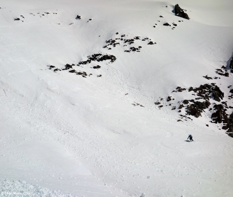 Backcountry skiing Afley Peak near Crested Butte, CO