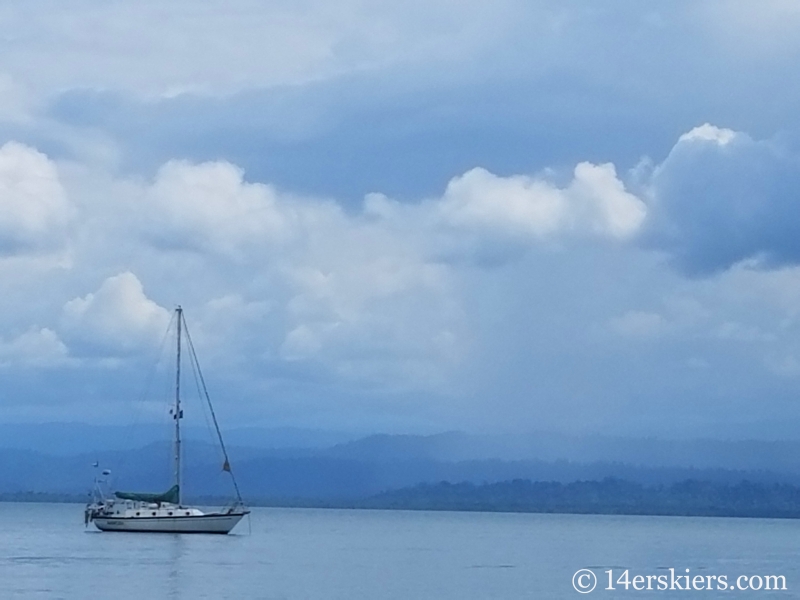 Scene from Playa Estrella in Panama.