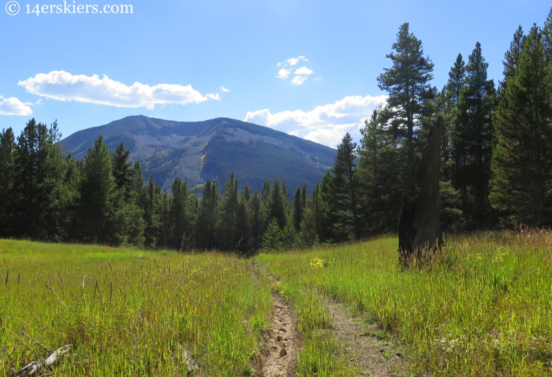 Carbon seen from Carbon Creek near Crested Butte.