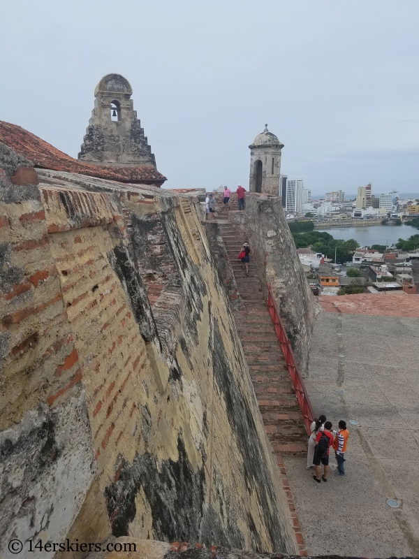 Castillo San Felipe in Cartagena.