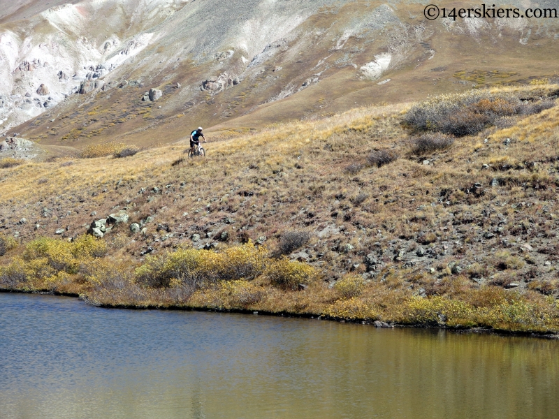mountain biking at Cataract lake