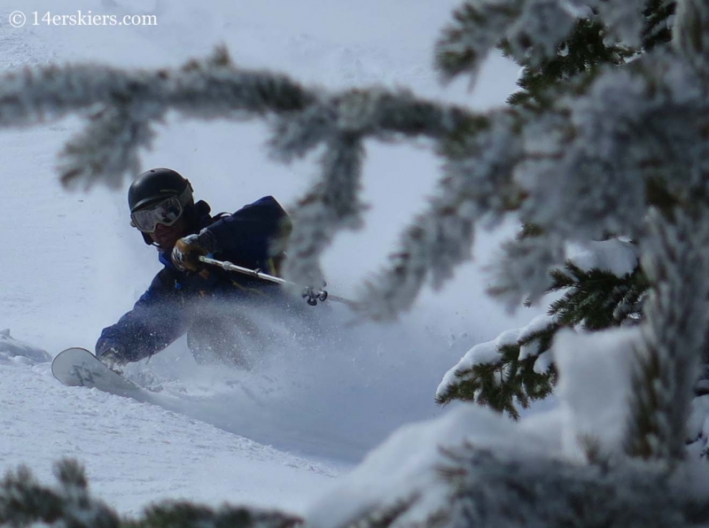 Mike skiing backcountry in Crested Butte. 