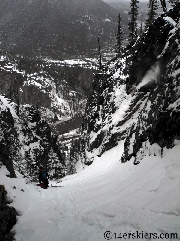 coin slot couloir ski