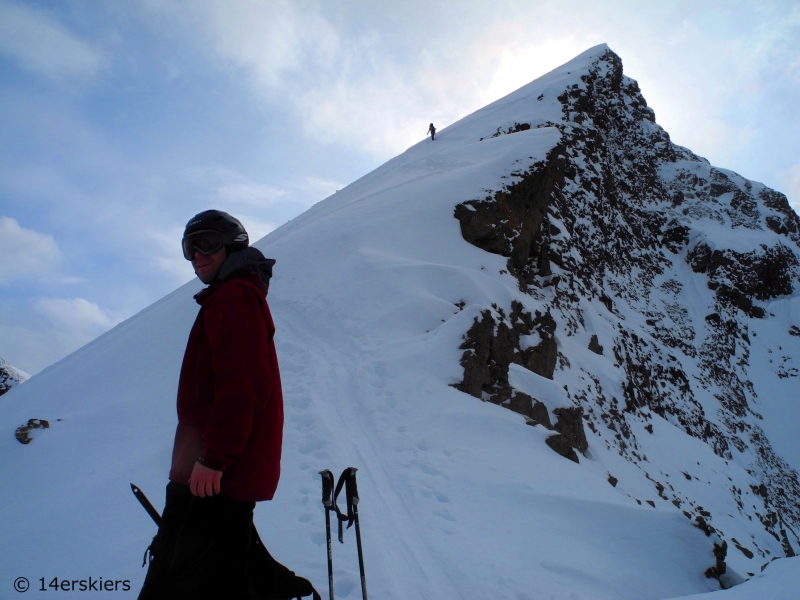 Backcountry skiing near Cooke City, Montana