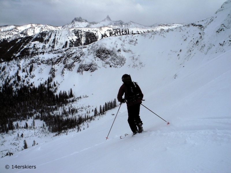 Backcountry skiing near Cooke City, Montana