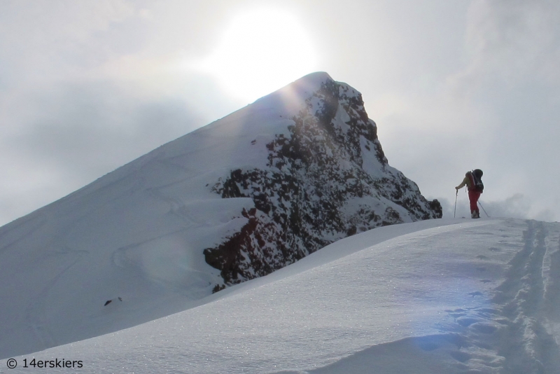 Backcountry skiing near Cooke City, Montana