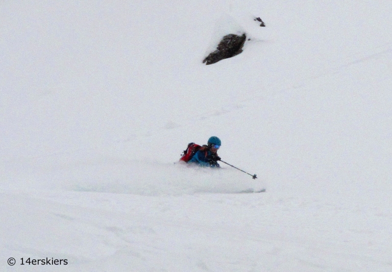 Backcountry skiing near Cooke City, Montana