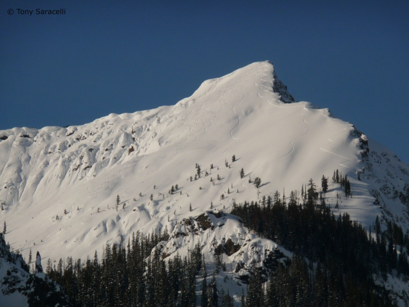 Backcountry skiing near Cooke City, Montana