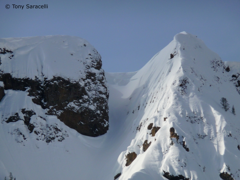 Backcountry skiing near Cooke City, Montana