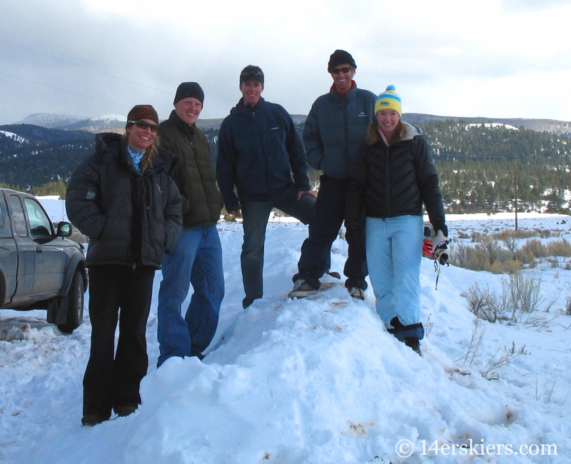 After skiing Culebra Peak.