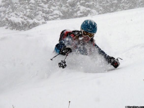 Backcountry skiing in Crested Butte