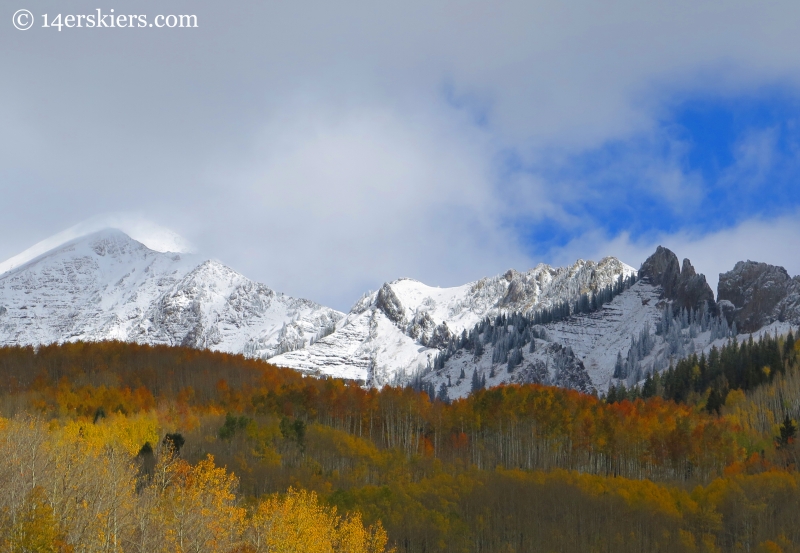 Fall with snowy peaks in Crested Butte