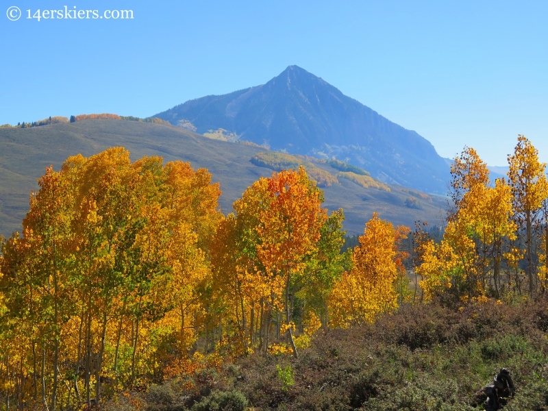 mount crested butte in fall