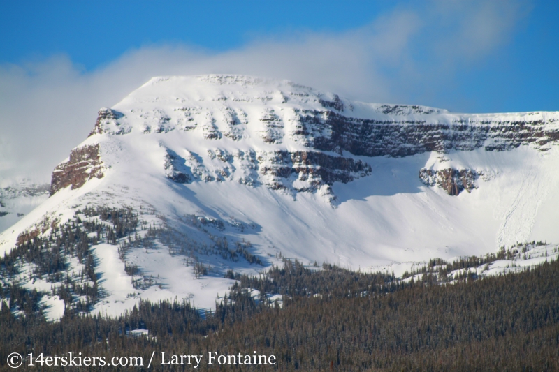 Subpeak of Flat Top Mountain