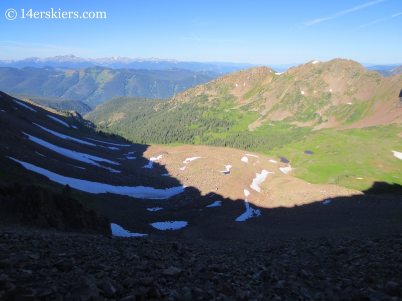 Views of the Deluge Creek Valley. 