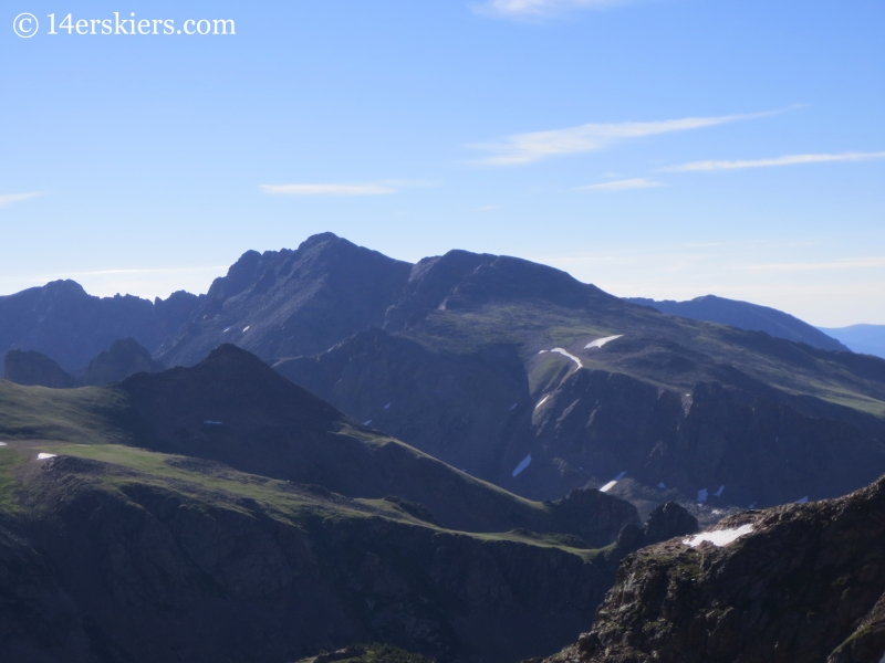 Views of Gore Range from Snow Peak. 