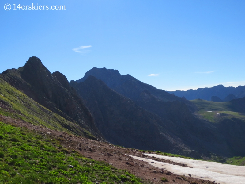 Views of Gore Range from Snow Peak. 