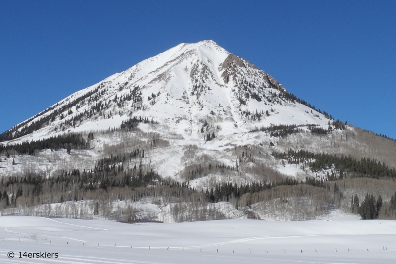 Gothic Mountain, the Spoon, backcountry skiing in Crested Butte