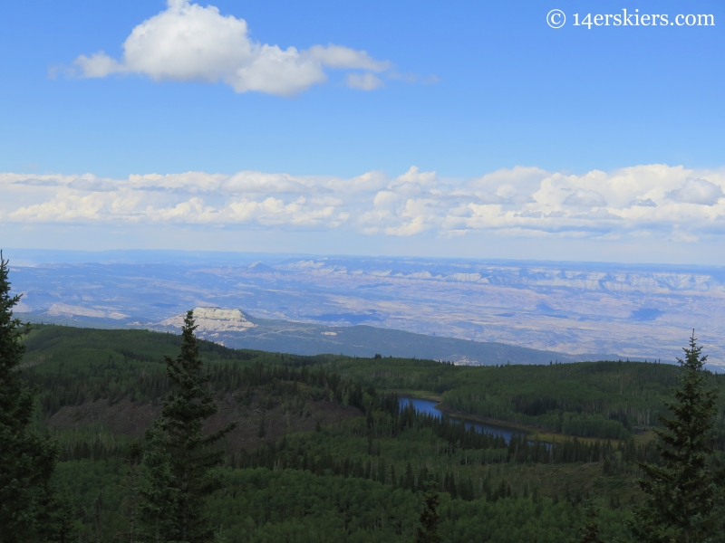 view NW on the Grand Mesa