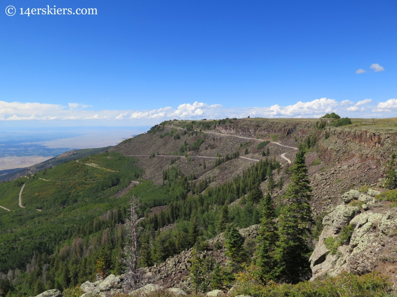 Land's End road on Grand Mesa