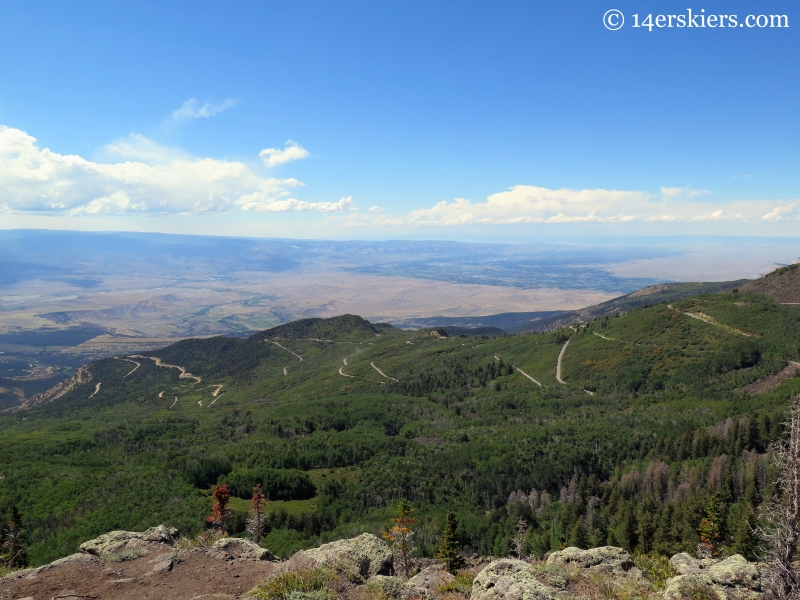 Land's End road on Grand Mesa