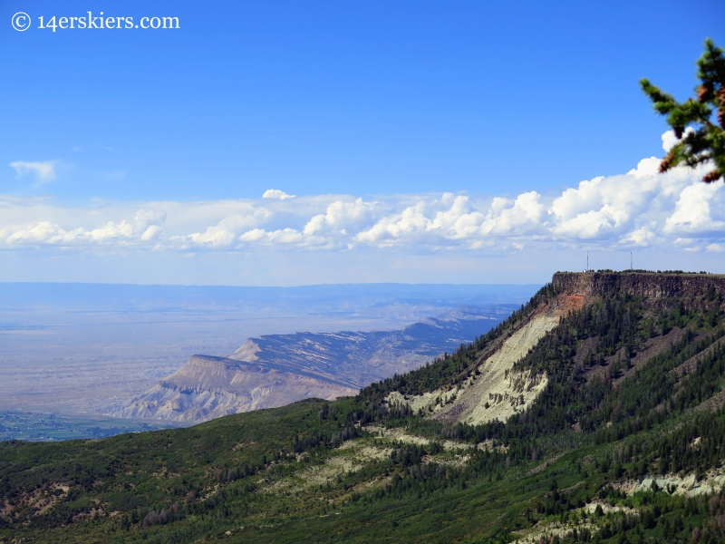 Bookcliffs seen from the Grand Mesa
