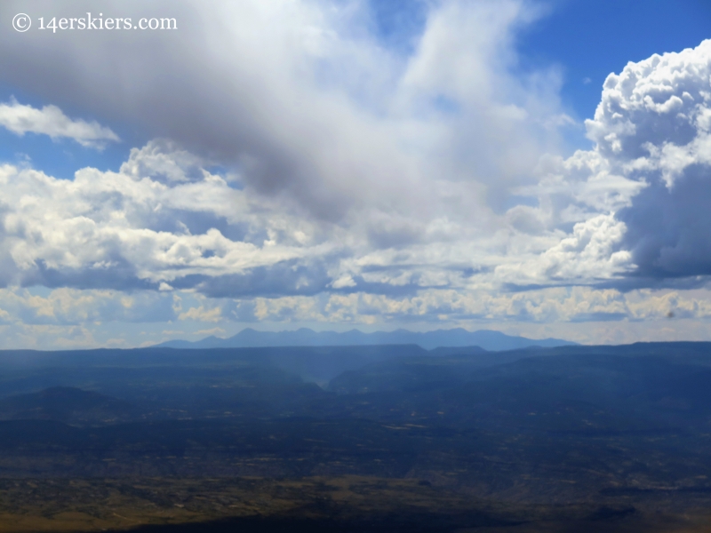 La Sal Mountains seen from Grand Mesa