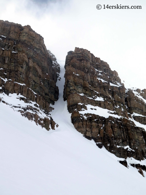 backcountry ski lines near Green Wilson Hut