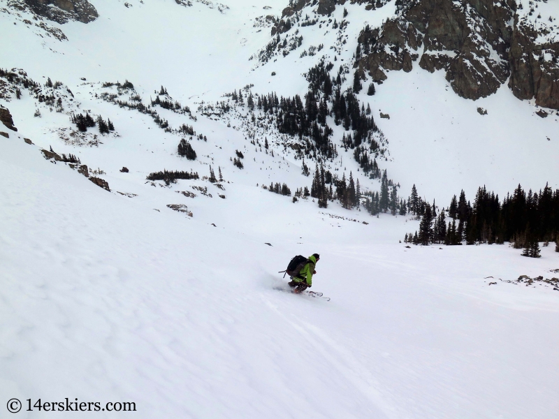 backcountry skiing slopes near Green Wilson Hut