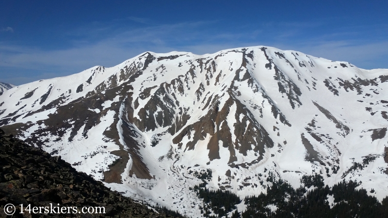 Bald Mountain as seen from Mount Guyot.