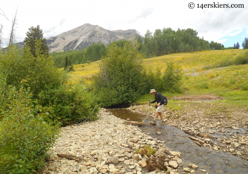 Cliff Creek crossing on trail between Horse Ranch to Swampy Pass