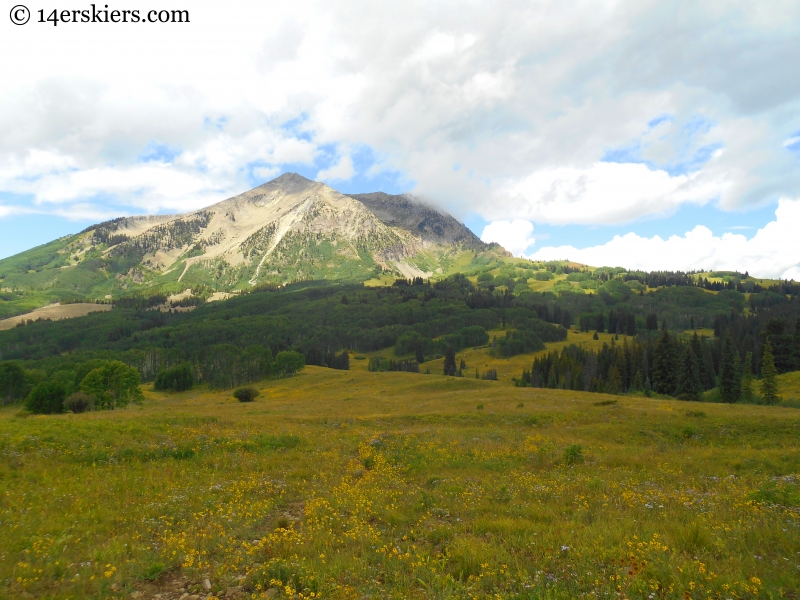 East Beckwith on the Lowline trail from Horse Ranch to Swampy Pass.