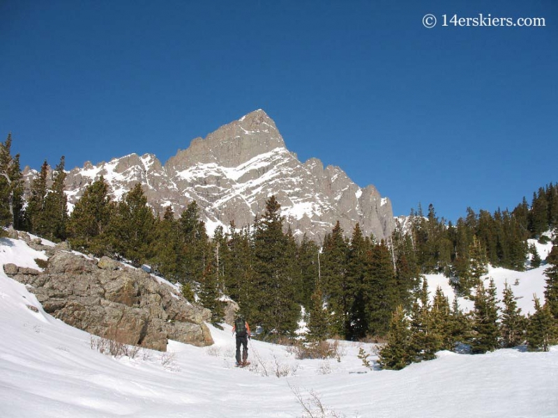 Backcountry skiing in the Sangre de Cristos