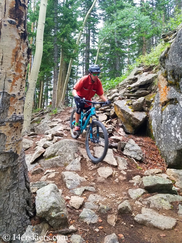 July mountain biking in Crested Butte