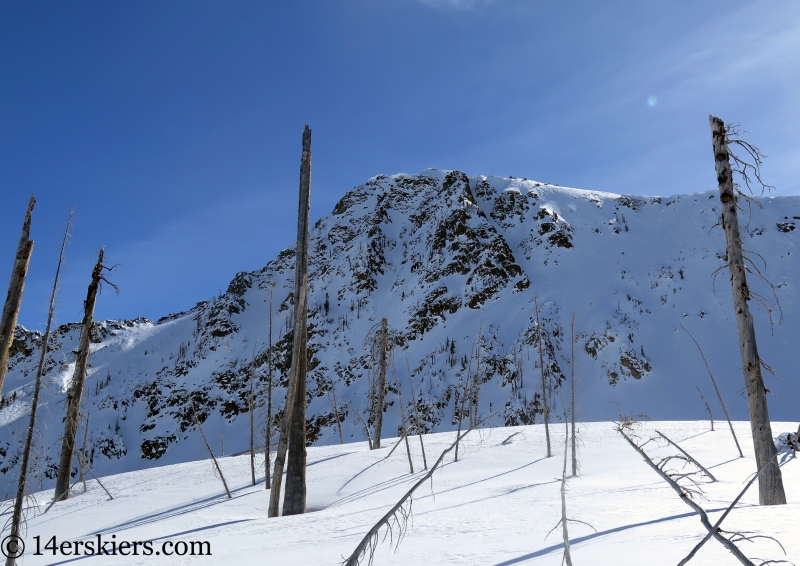 North face of Little Agnes Mountain. 