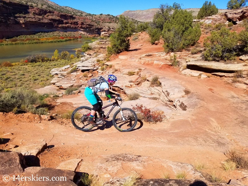 Mountain biking Kokopelli Loops in Loma, CO