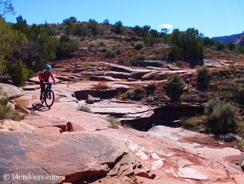 Mountain biking Kokopelli Loops in Loma, CO