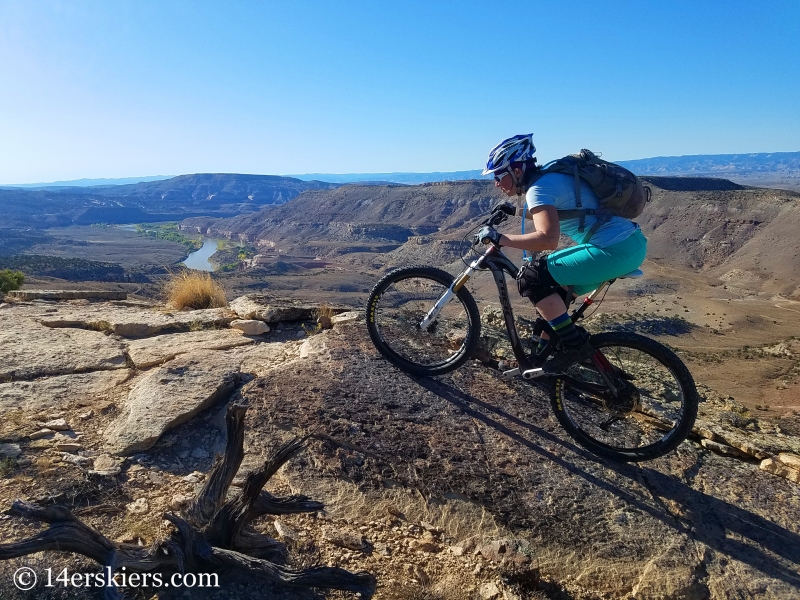 Mountain biking Kokopelli Loops in Loma, CO