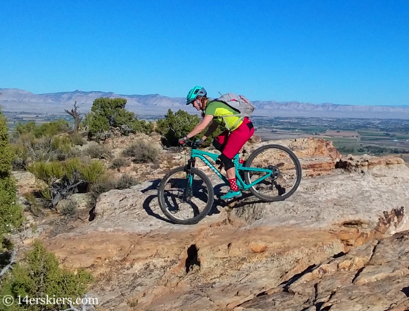 Mountain biking Kokopelli Loops in Loma, CO