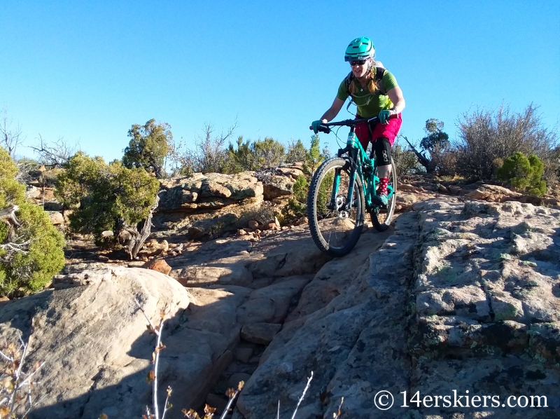 Mountain biking Kokopelli Loops in Loma, CO