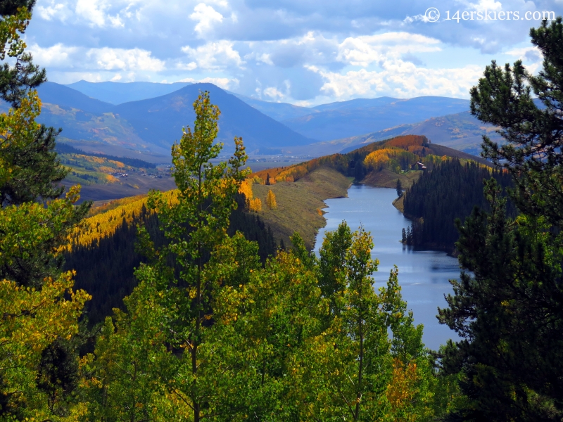 Long Lake seen from hike