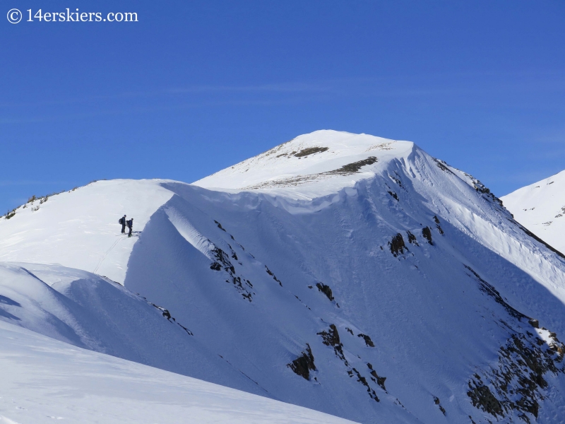 Mickey's, backcountry skiing in Crested Butte.