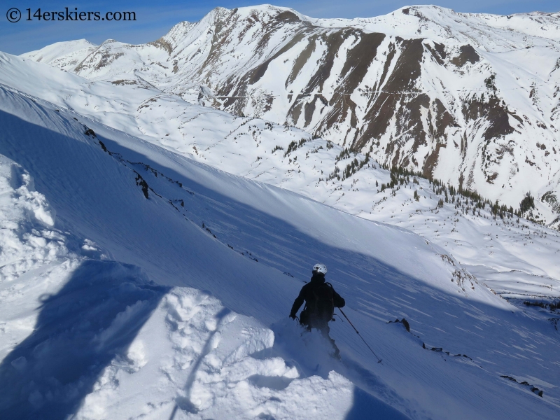 Mike Nolan backcountry skiing in Crested Butte.