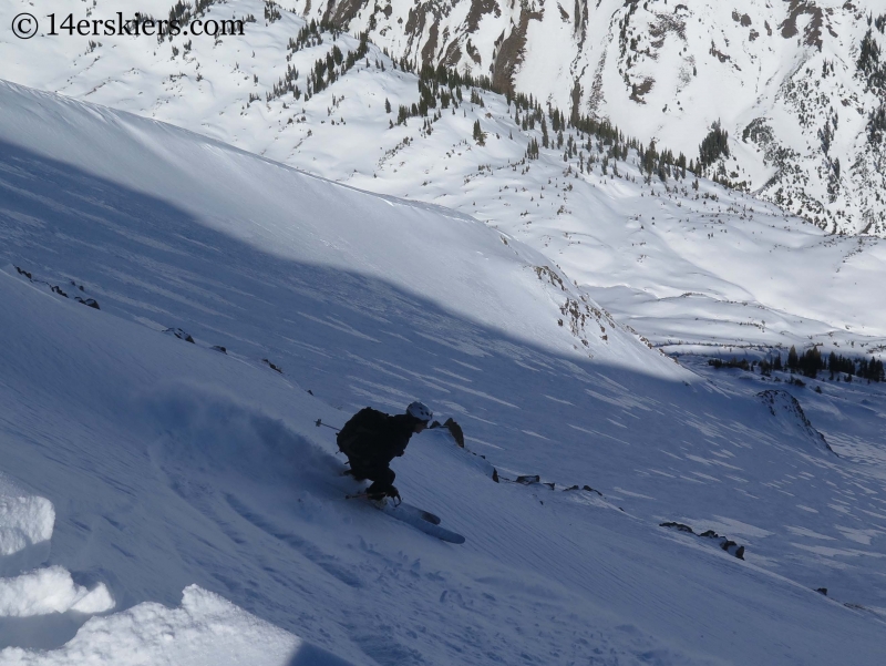 Mike Nolan backcountry skiing in Crested Butte.