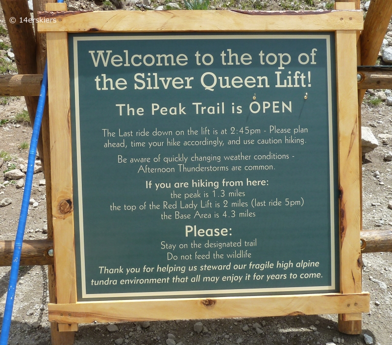 Hike to the top of the Peak, Crested Butte.