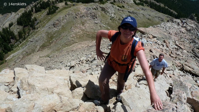 Hike to the top of the Peak, Crested Butte.