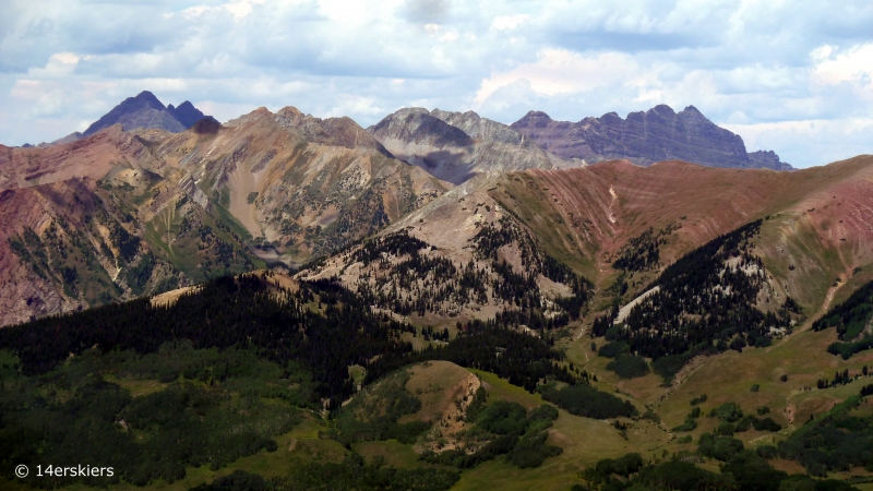 Hike to the top of the Peak, Crested Butte.